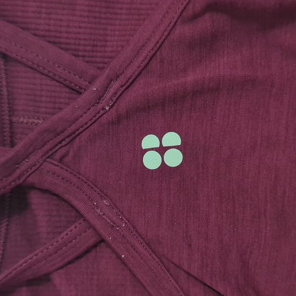 Sweaty Betty Namaska Yoga Seamless Vest Tank, Color Wine Size S - Picture 8 of 14